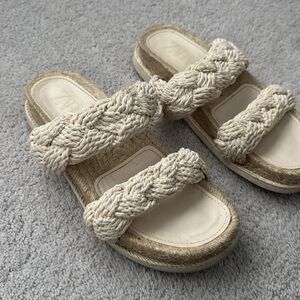 Zara braided sandals